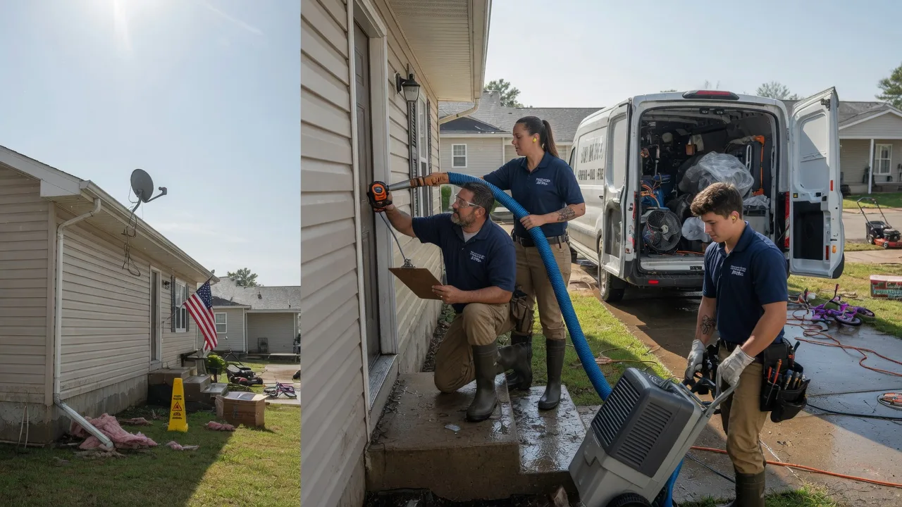 Ceiling Water Damage Restoration in Knoxville, AR near me